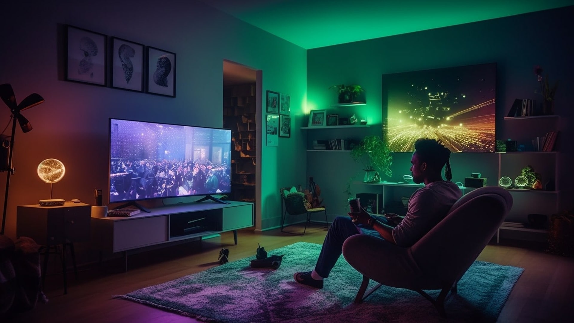 Elevating Gameplay with Xbox Cloud Gaming Services. Gamer engaged in a game on an Xbox console through Xbox Cloud Gaming.