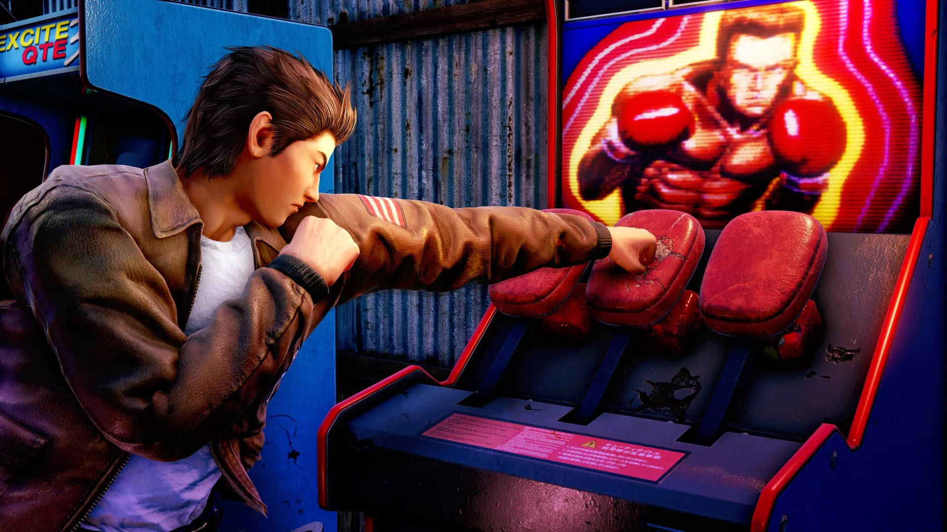 Upgraded graphics showing Ryo practicing martial arts in the newly announced Shenmue III Enhanced edition.