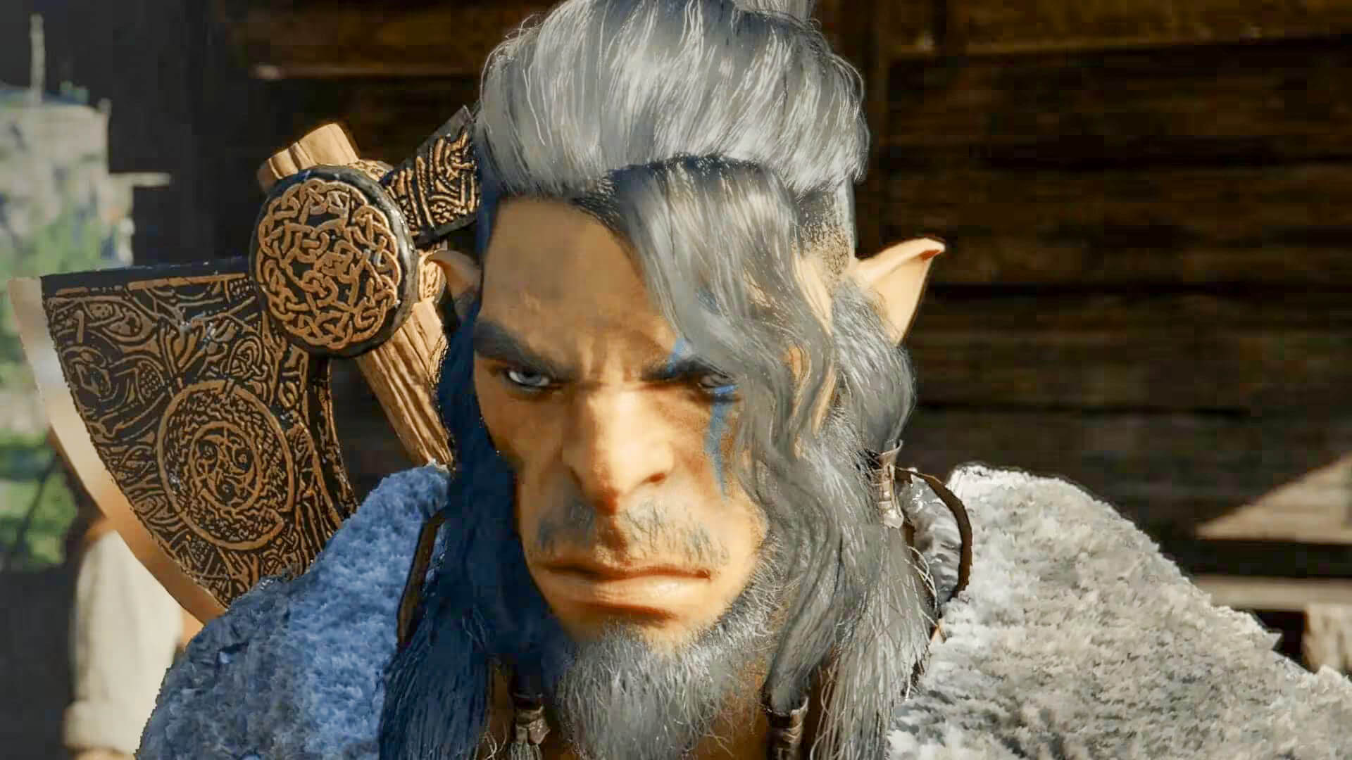 Crimson Desert mercenary Oongka using heavy brawler combat skills to throw an enemy