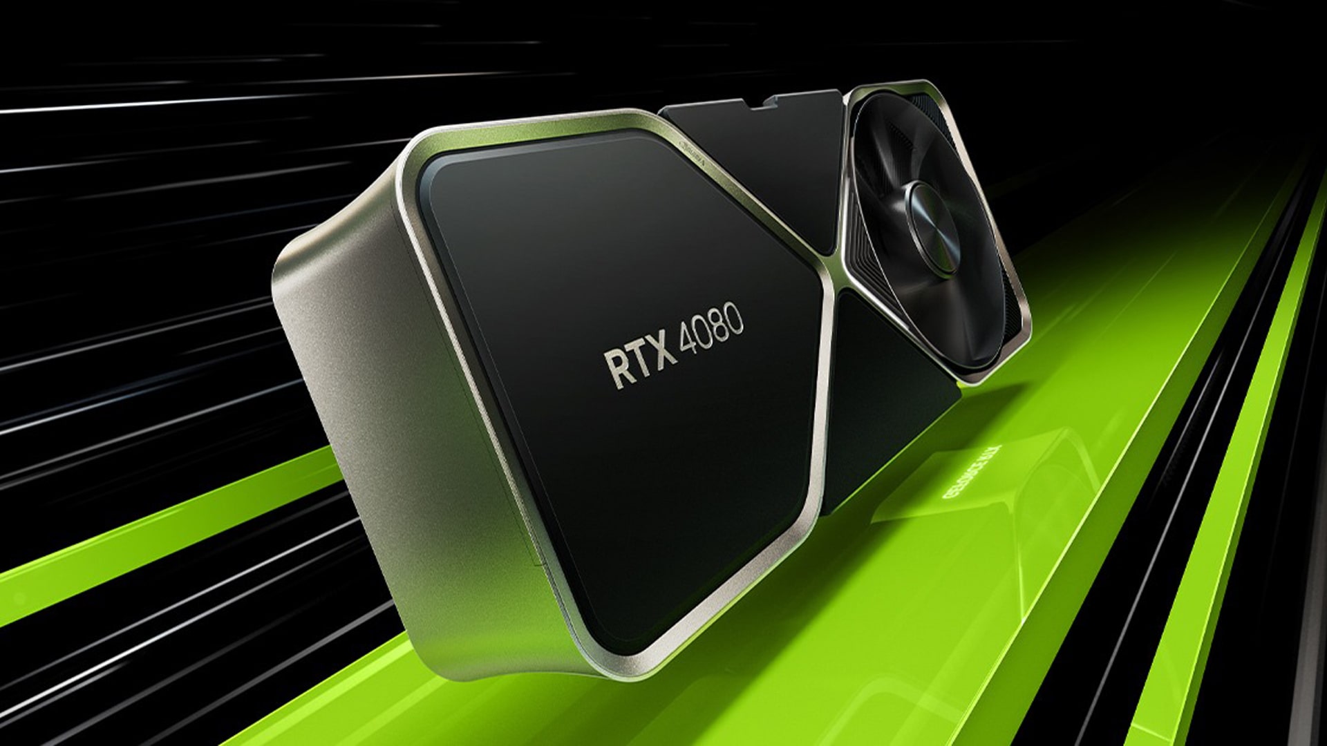 NVIDIA GeForce RTX 4080 graphics card showcasing its design and features