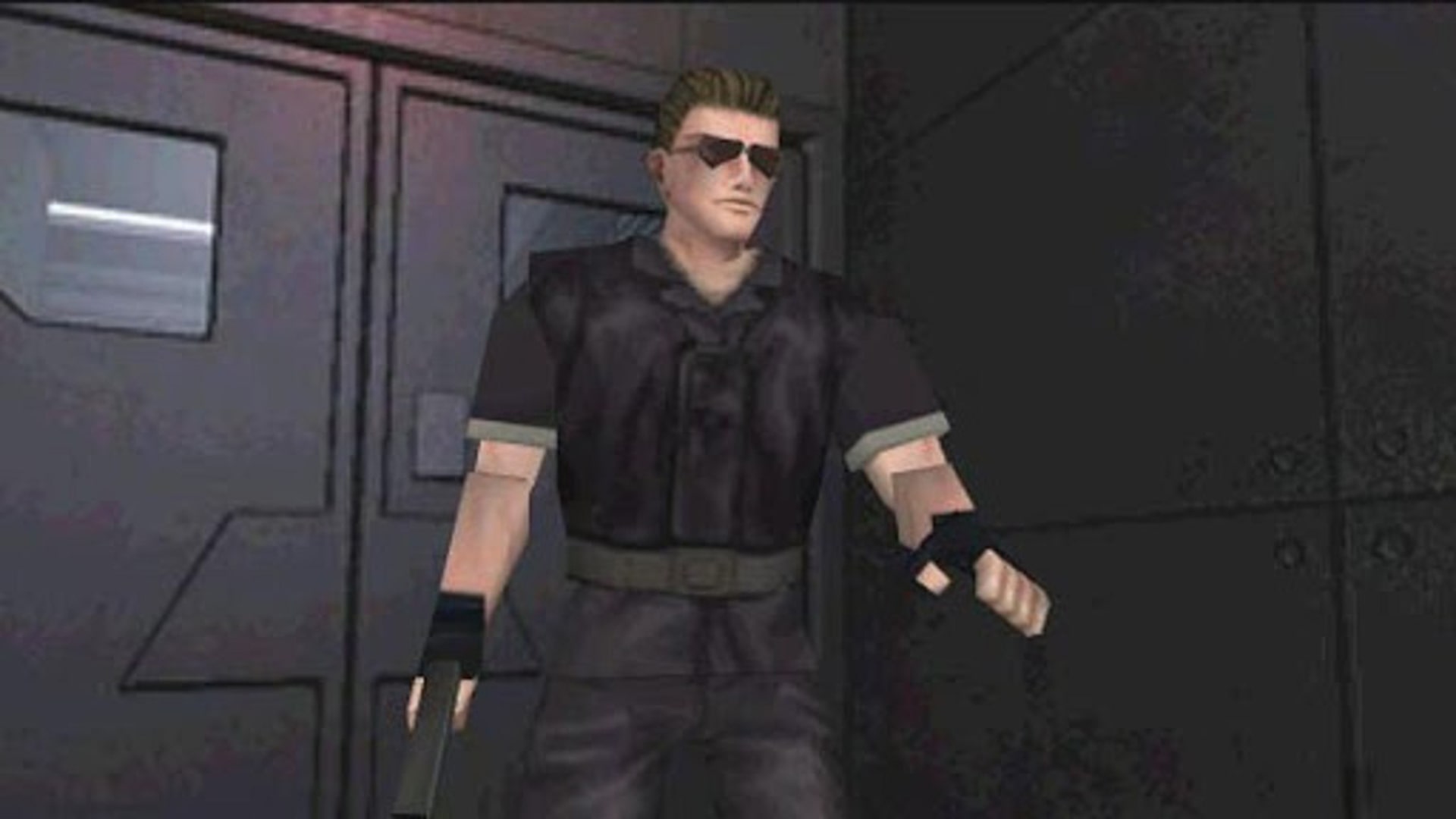 Screenshot from the original Resident Evil game released in 1996