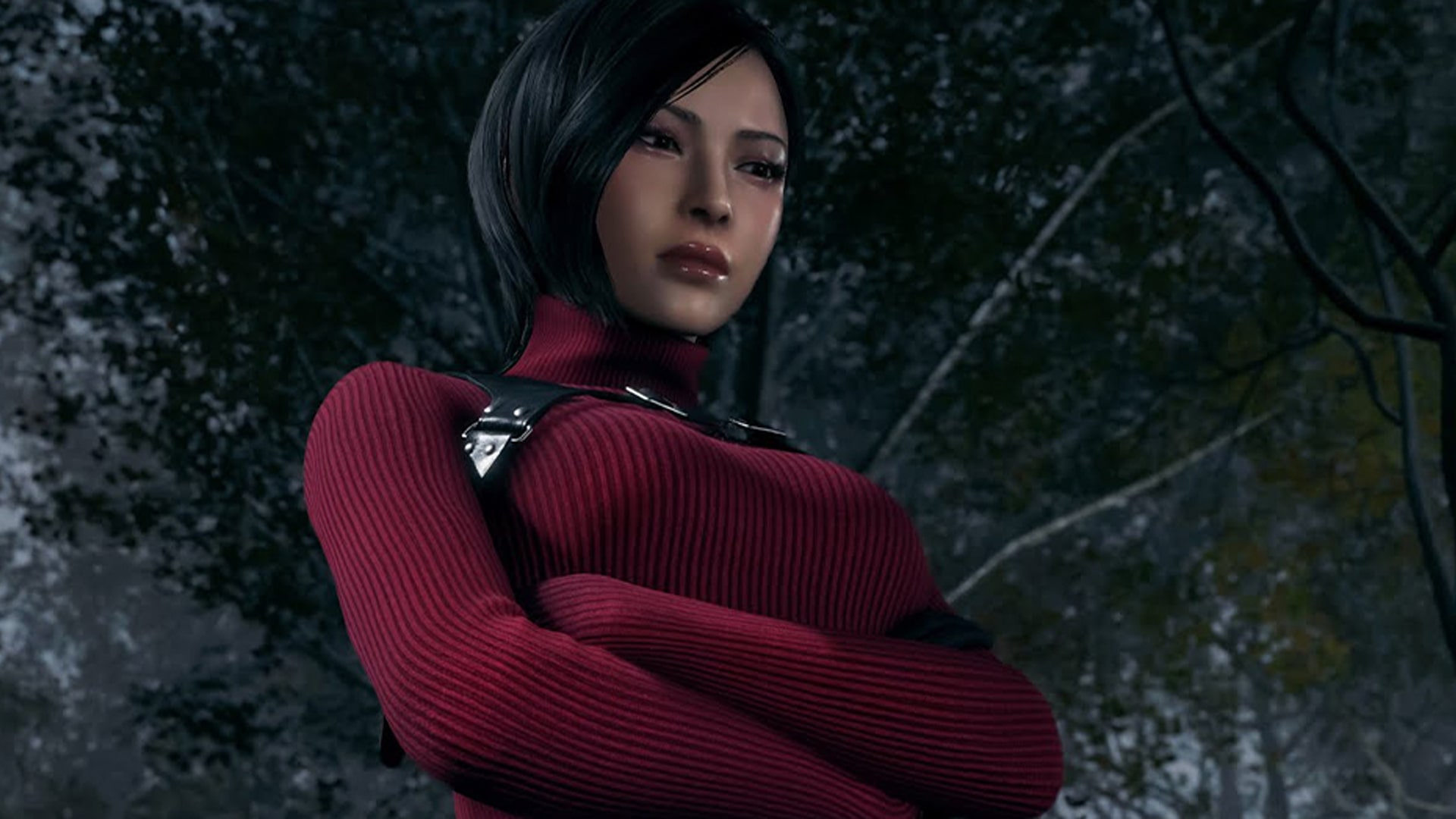 Screenshot of Ada Wong from Resident Evil 4 Remake