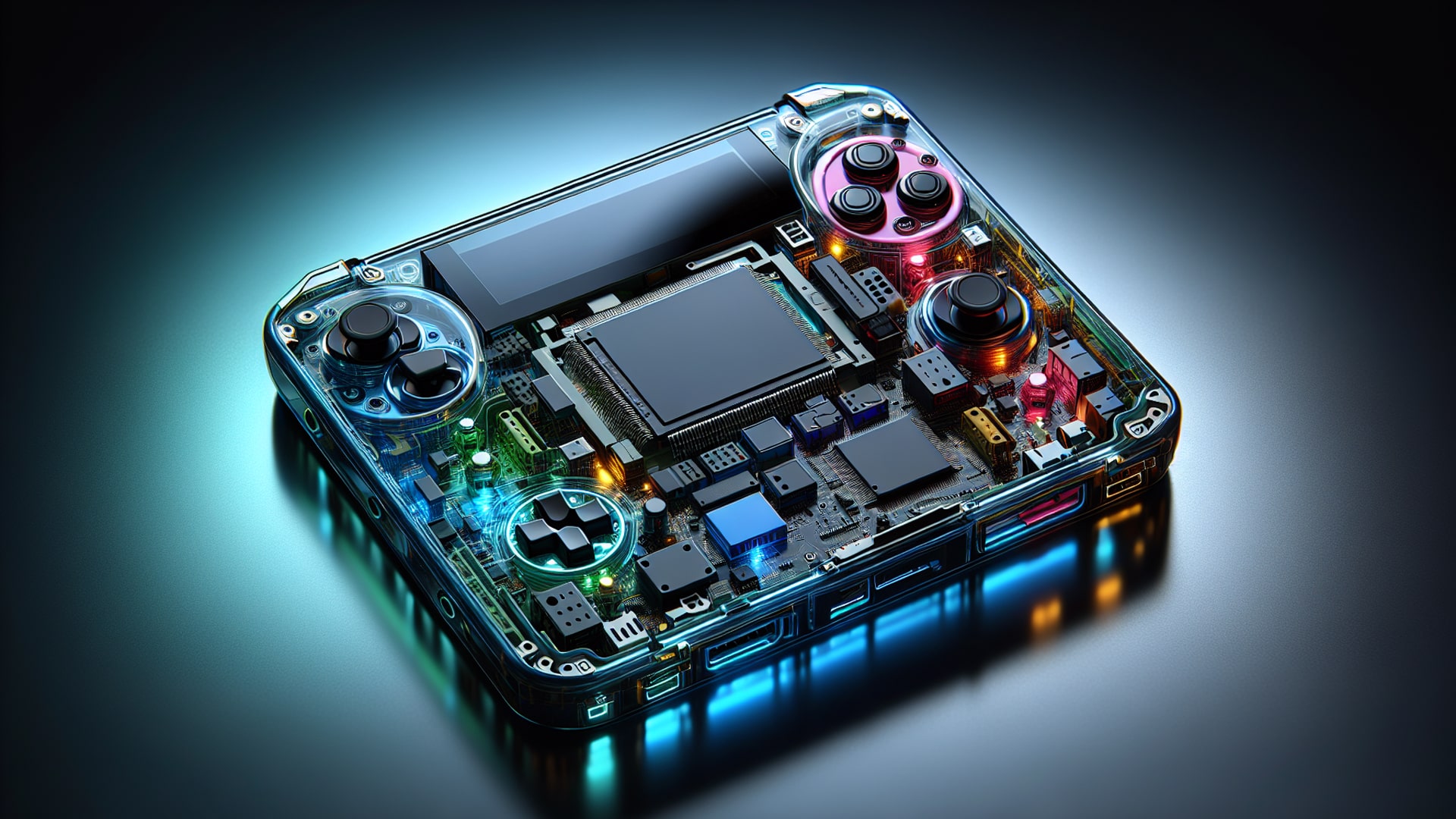 Detailed view of the internal technology and components of the Wiiboy Advance