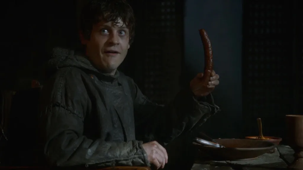 Illustration from Game of Thrones, titled 'How The Sausage Gets Made'