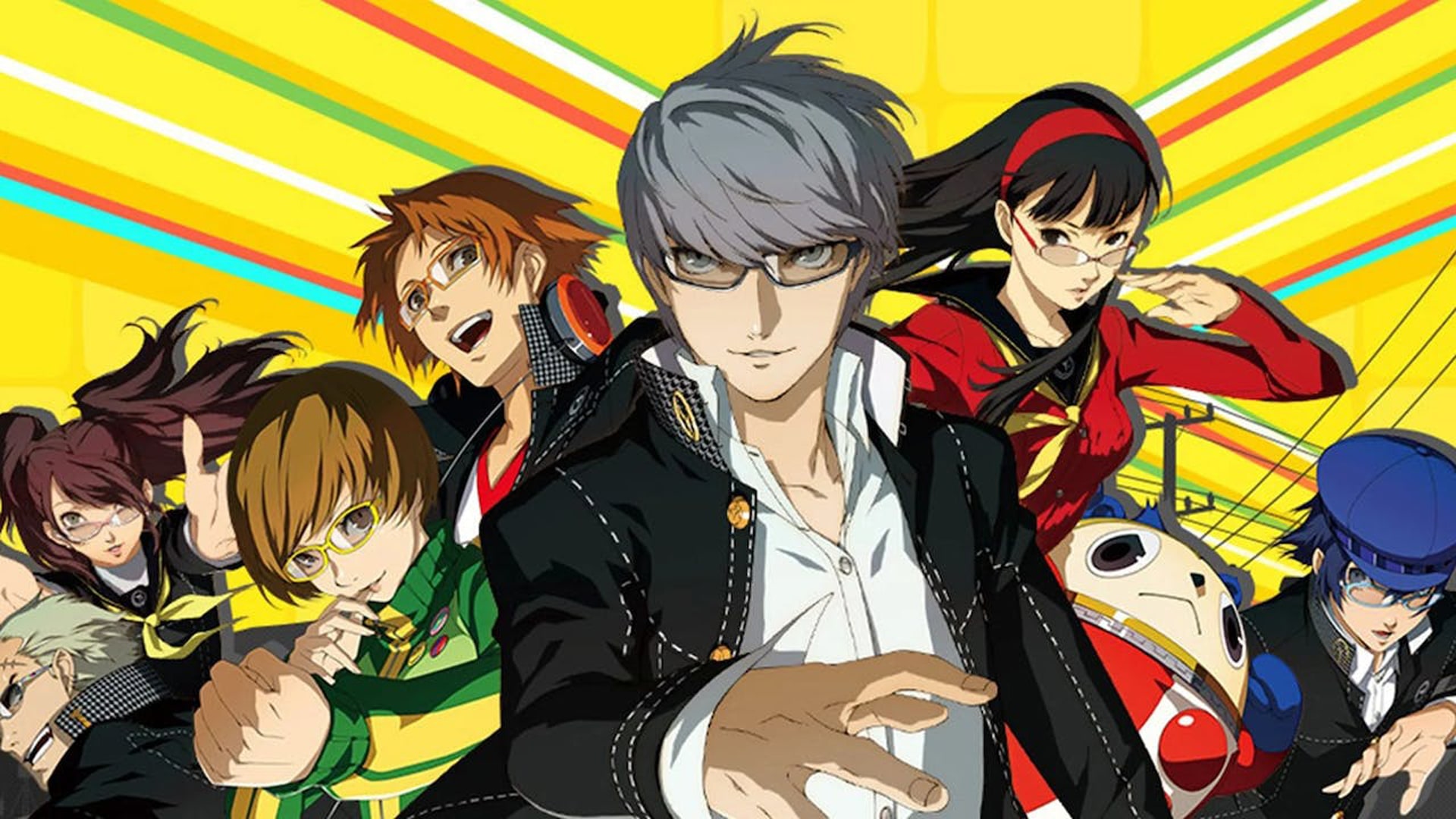Gameplay screenshot of Persona 4 Golden, showing characters and interface on PC