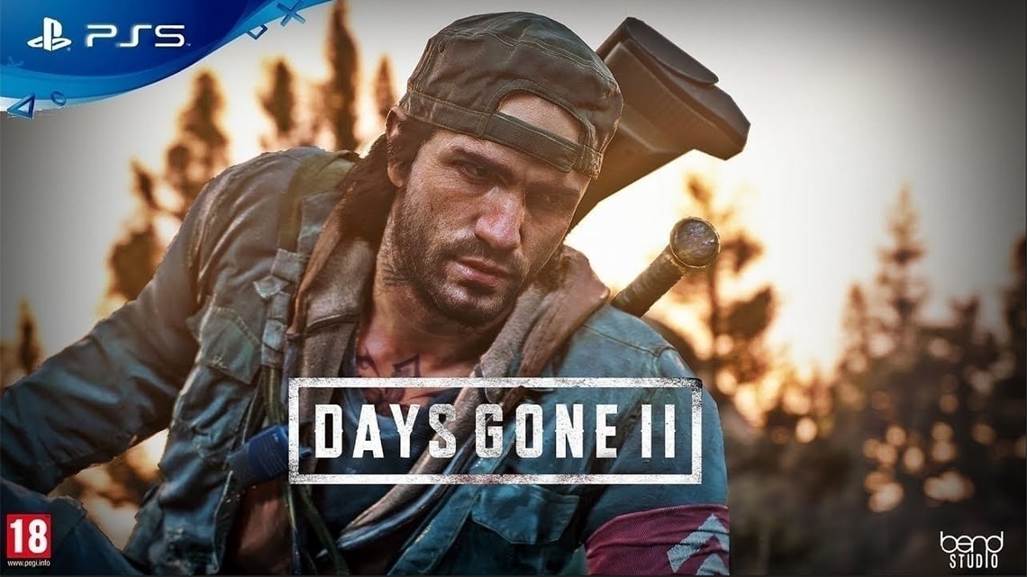 Intriguing screenshot from the rumored Days Gone 2 video game on PS5, showcasing post-apocalyptic setting and characters.