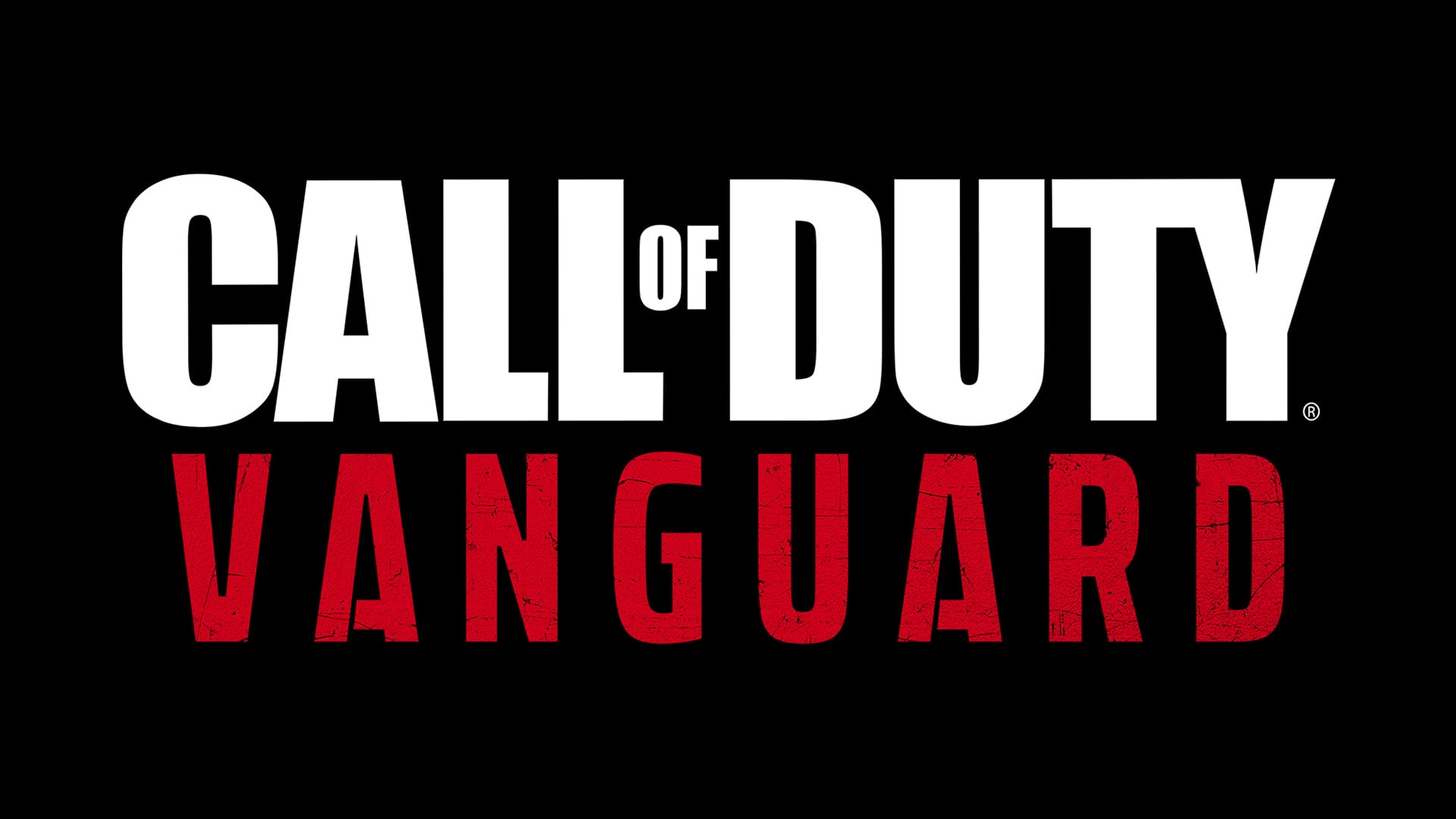 Call of Duty Vanguard logo on a dark background