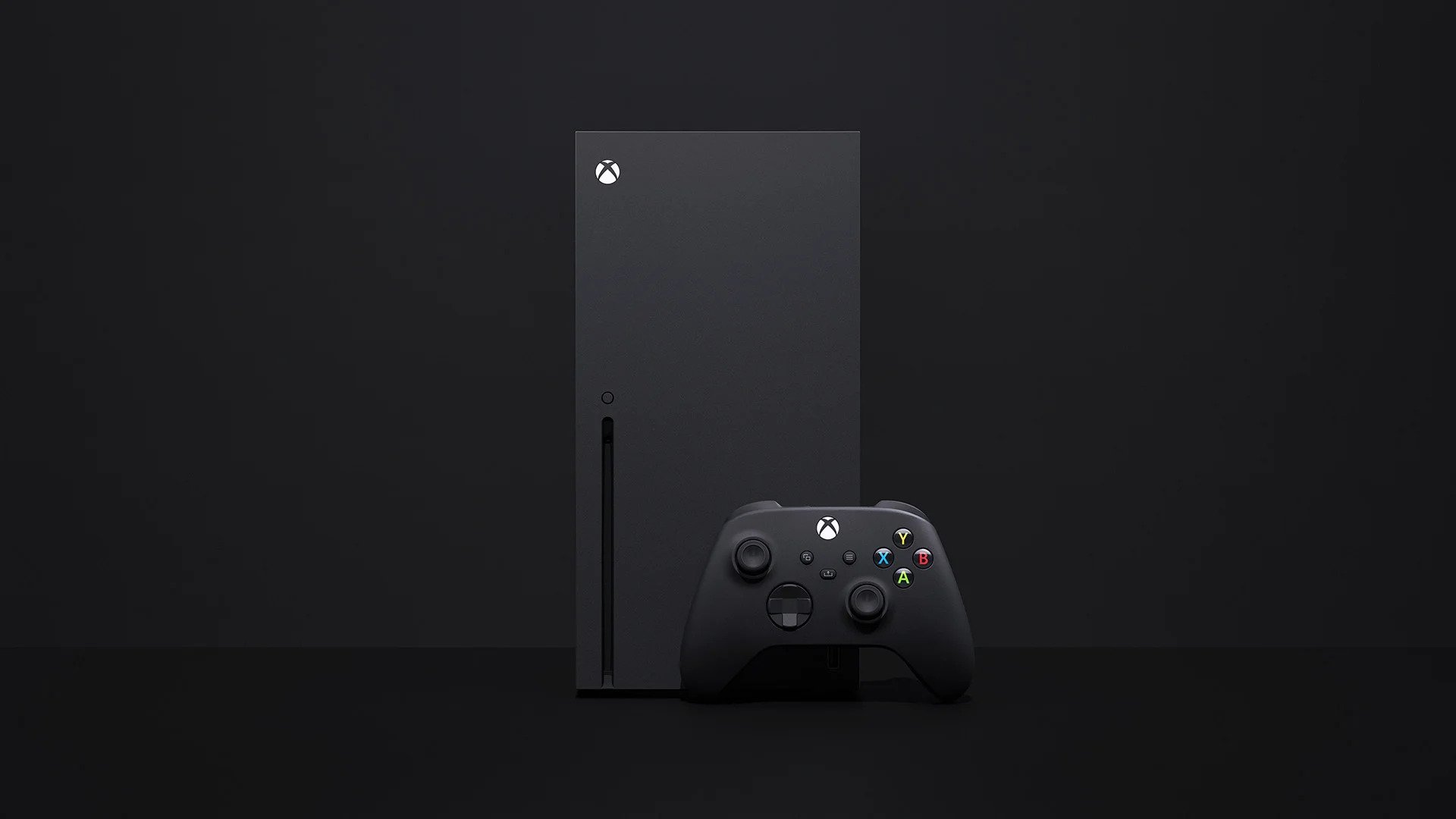 Xbox Series X Console Standing Vertically