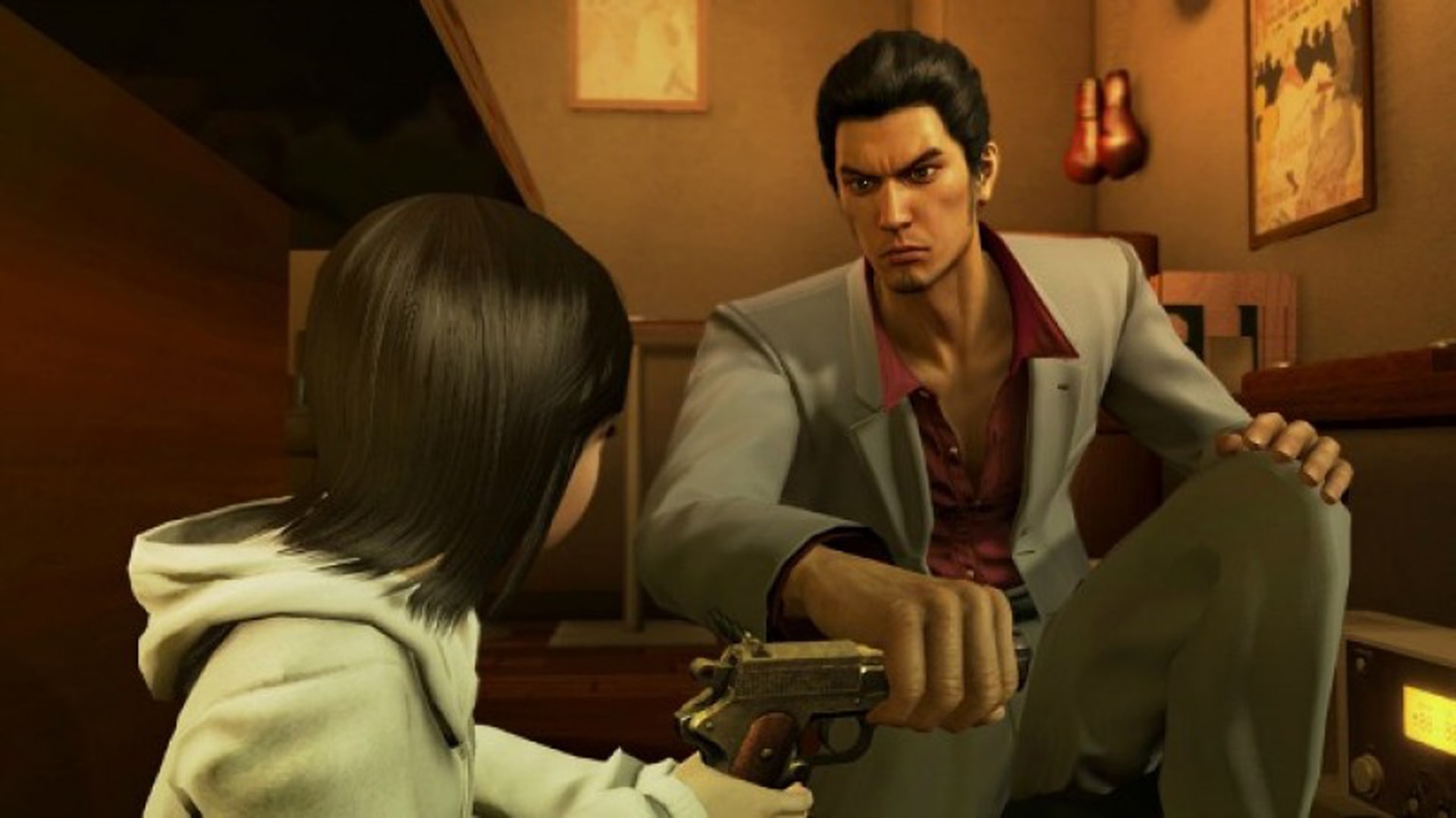 Screenshot of Yakuza Kiwami a remake of the original Yakuza game