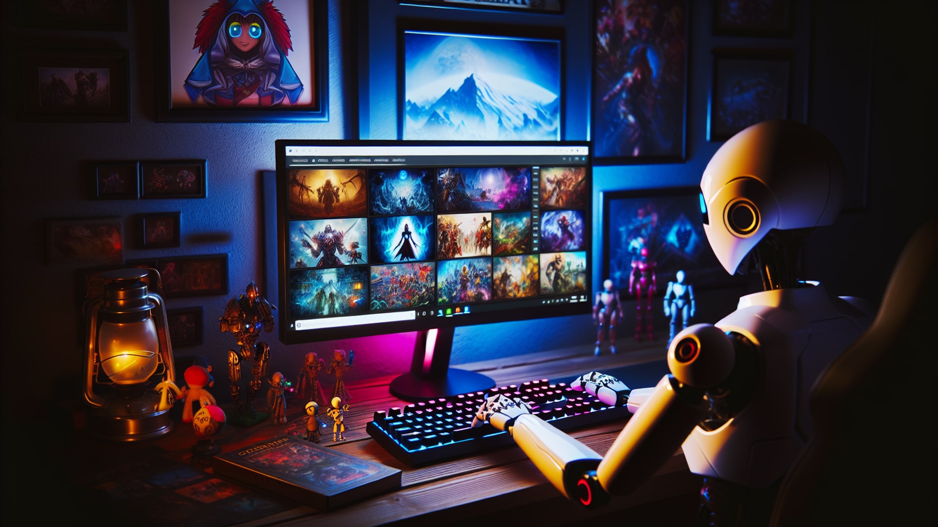 Detailed view of a gaming blog page highlighting the key elements for success, including SEO-friendly articles and engaging visuals