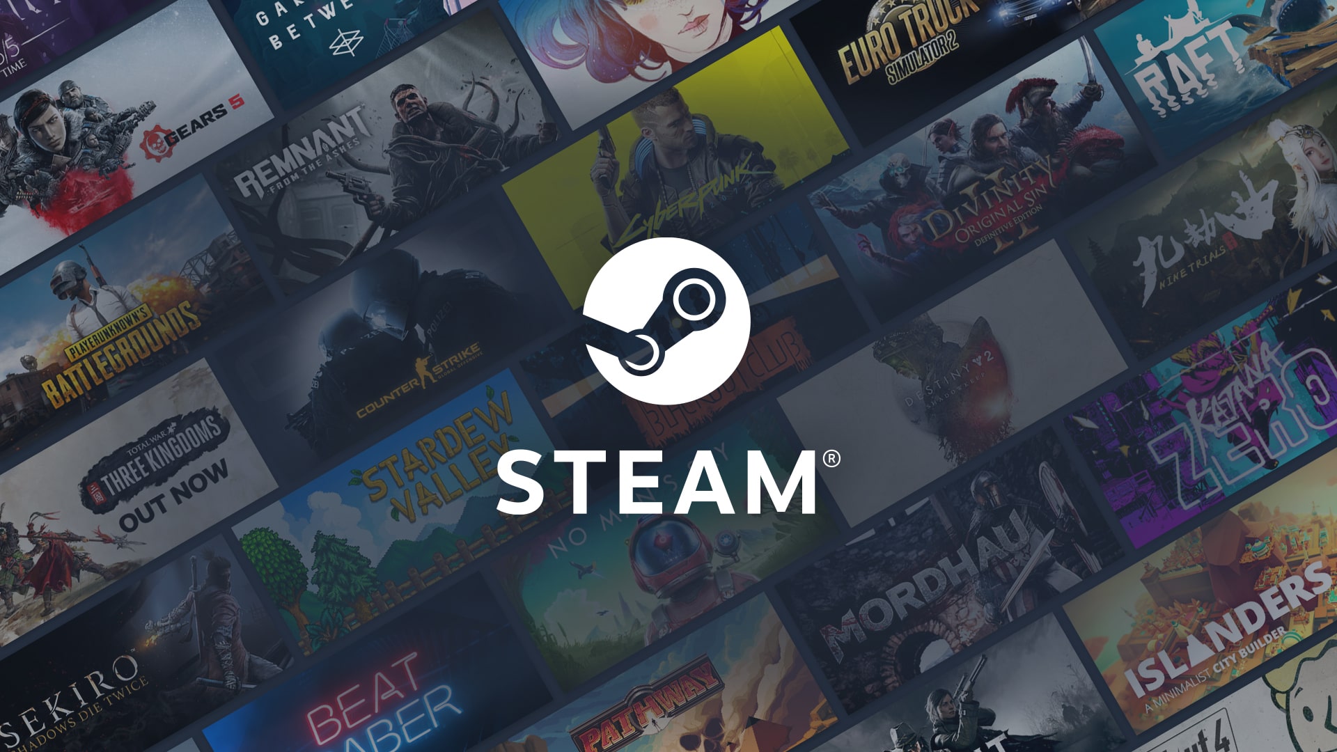 Diverse collection of games available on Steam platform