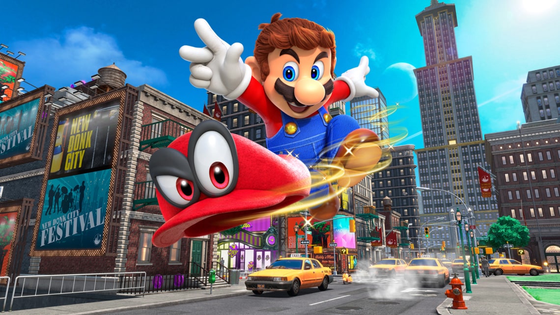 Screenshot of Super Mario Odyssey video game