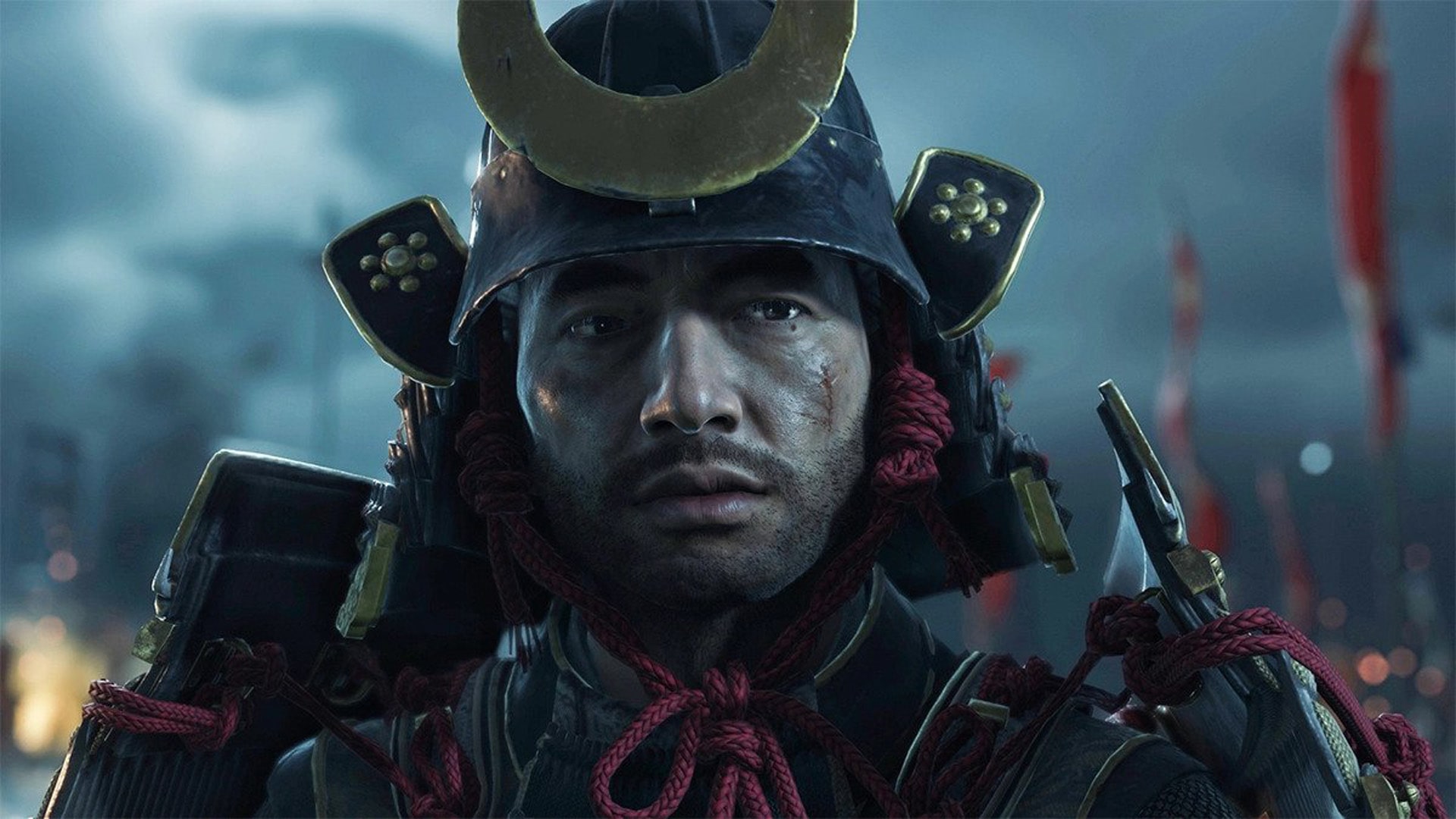 Ghost of Tsushima Gameplay on PS4 Screenshot from Ghost of Tsushima game on PS4