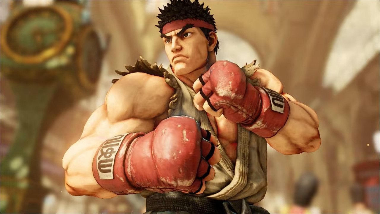 Screenshot from Street Fighter V game on PS4