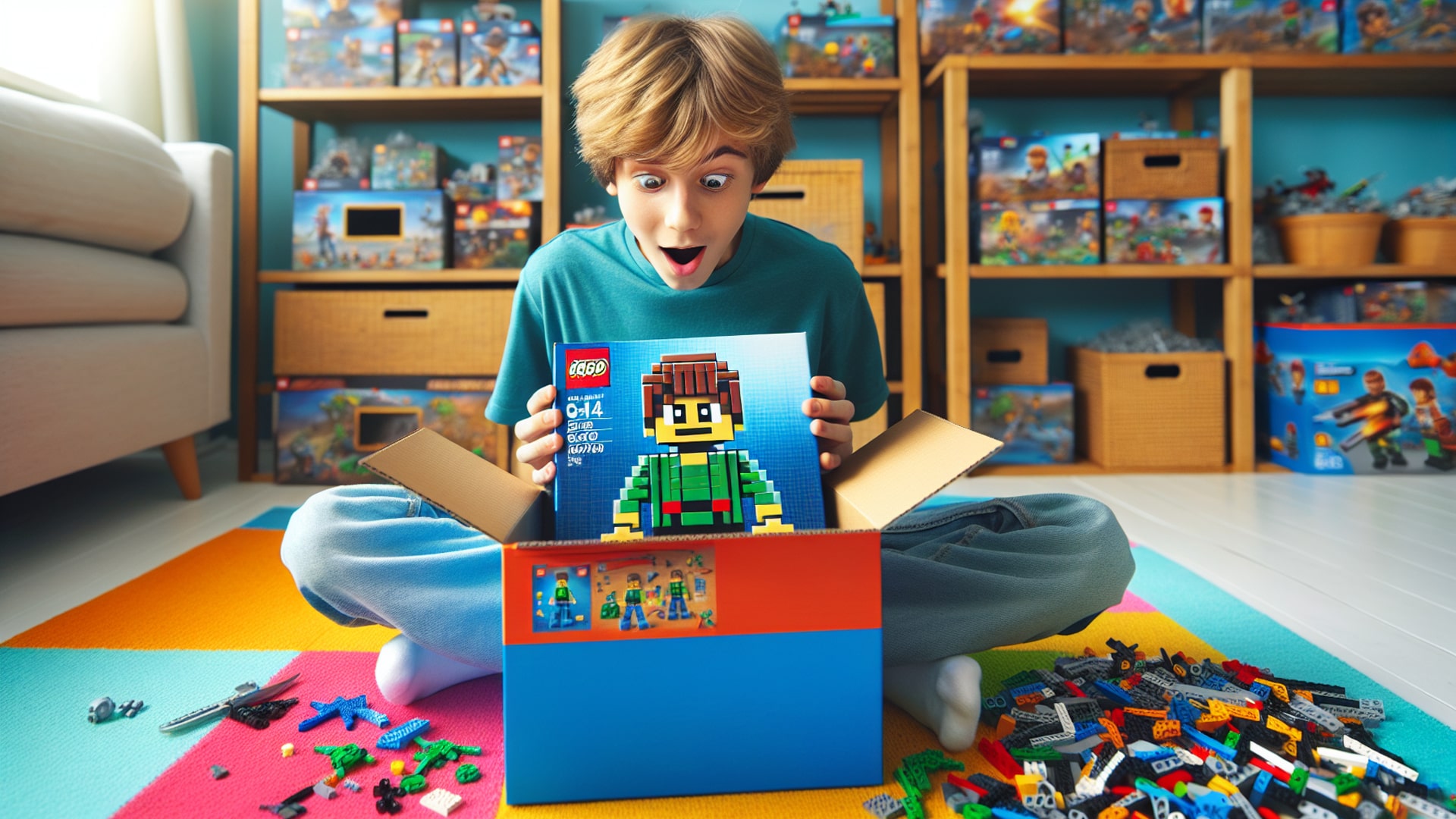 Unboxing the Blocky World of Steve Lego Figure