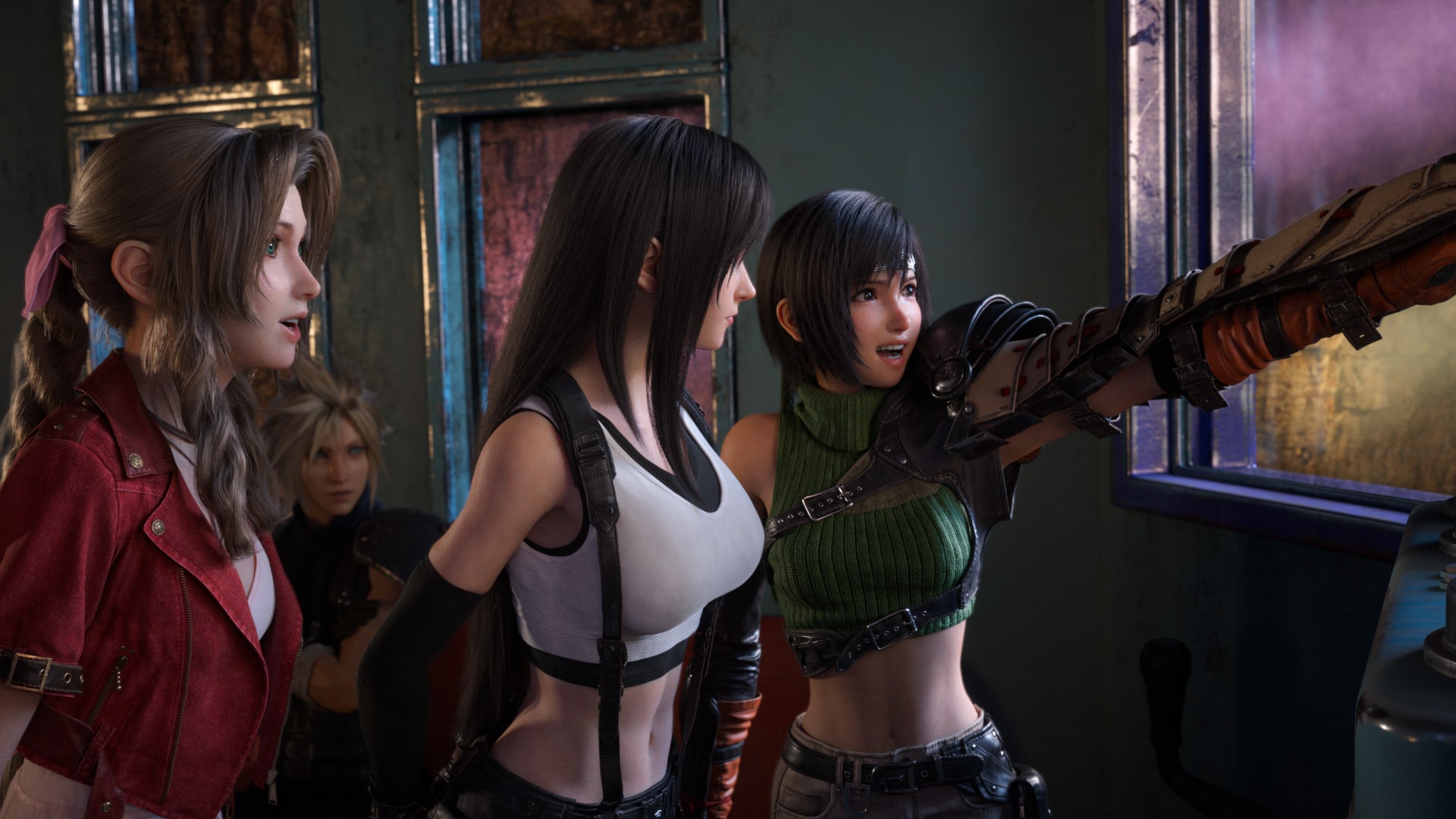 Aerith, Tifa, and Yuffie from Final Fantasy VII Rebirth