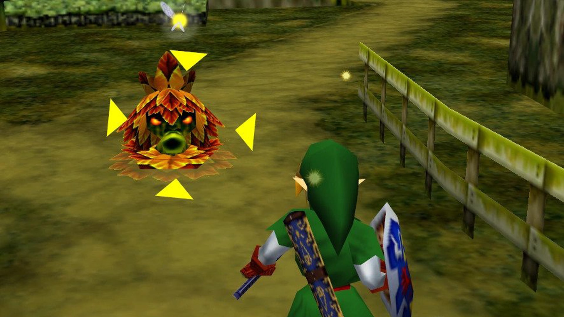 Demonstration of Z-Targeting in The Legend of Zelda: Ocarina of Time