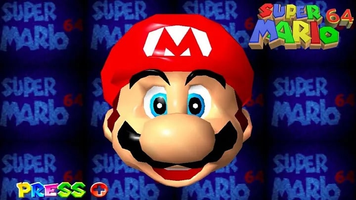 Screenshot from Super Mario 64 video game